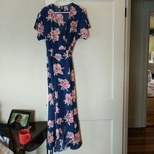 Floral Wrap Dress
